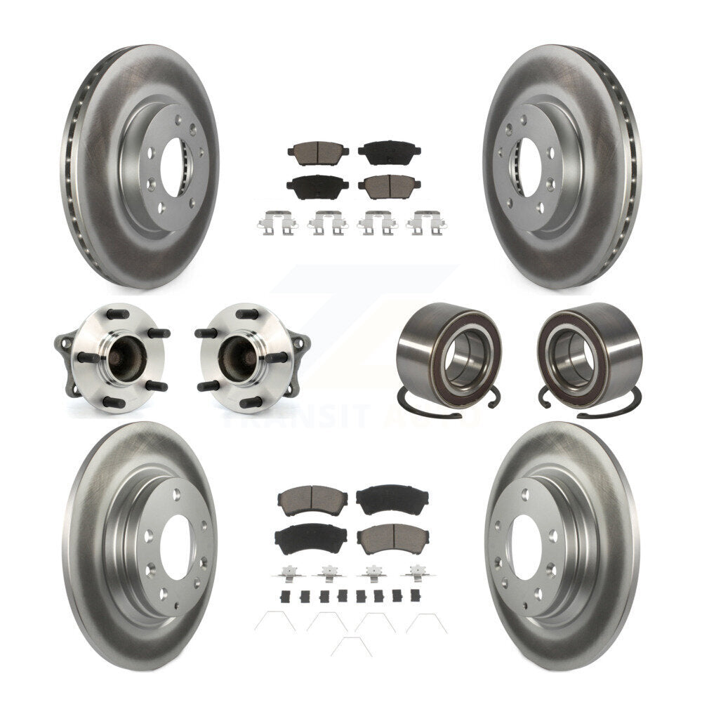 [Avant + Arrière] Kit de Roulement de roue pour 2009-2013 Mazda 6 2.5L KBB-117916