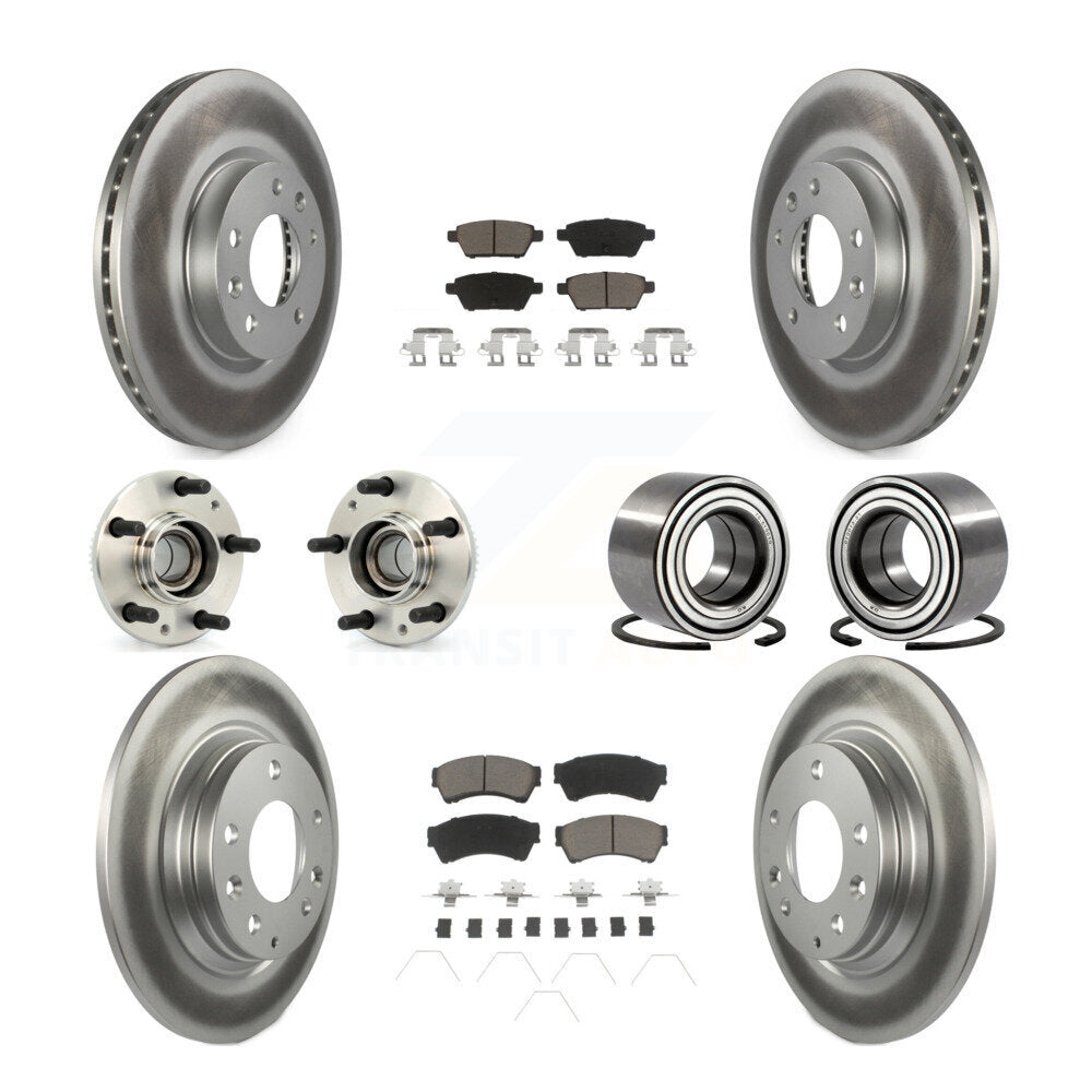 [Avant + Arrière] Kit de Roulement de roue pour Ford Fusion Lincoln MKZ Mercury Milan Mazda 6 Zephyr KBB-117917