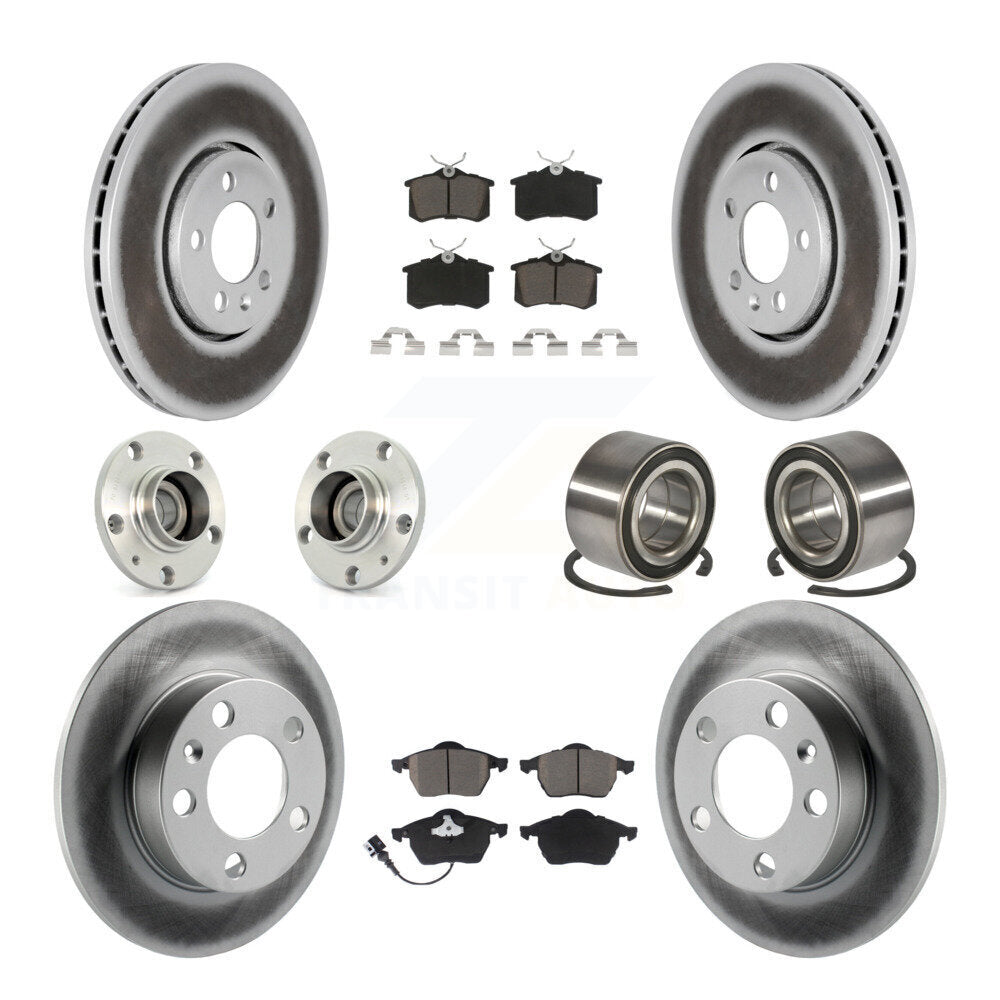 [Avant + Arrière] Kit de Roulement de roue pour 2007-2010 Volkswagen Beetle avec 288mm Diameter Rotor KBB-117923
