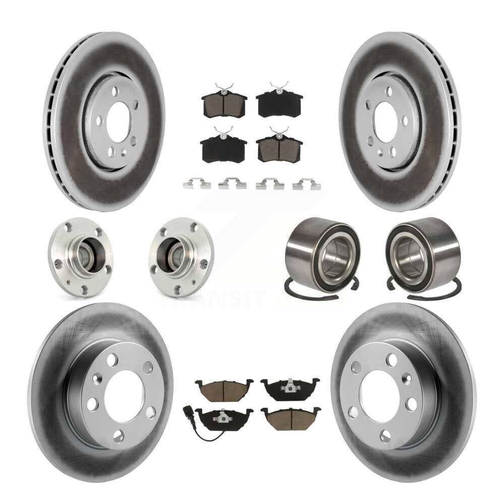 [Avant + Arrière] Kit de Roulement de roue pour 2000-2001 Volkswagen Golf 2.0L avec 288mm Diameter Rotor KBB-117925