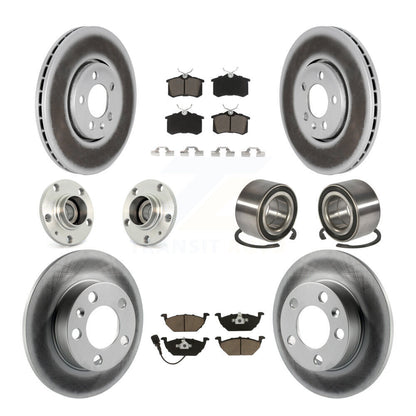 [Avant + Arrière] Kit de Roulement de roue pour 2000-2001 Volkswagen Golf 2.0L avec 288mm Diameter Rotor KBB-117925
