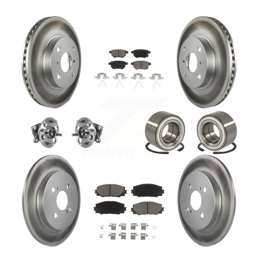 [Avant + Arrière] Kit de Roulement de roue pour 2015-2018 Toyota Yaris Drum rear brakes KBB-117943