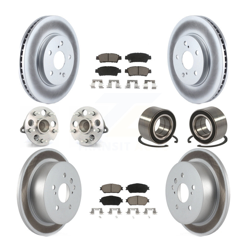 [Avant + Arrière] Kit de Roulement de roue pour 2004-2010 Toyota Sienna FWD KBB-117952