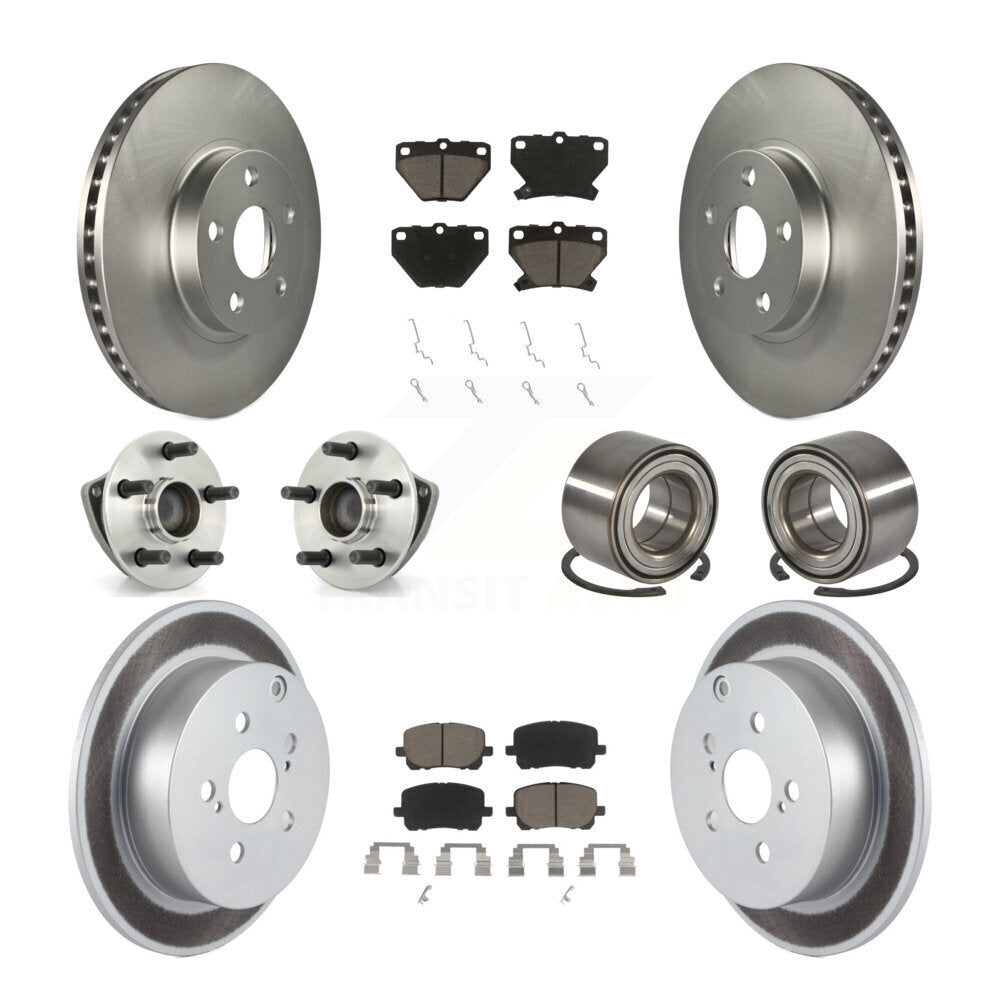 [Avant + Arrière] Kit de Roulement de roue pour Toyota Matrix Pontiac Vibe FWD avec Non-ABS KBB-117954