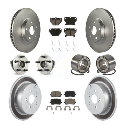 [Avant + Arrière] Kit de Roulement de roue pour Toyota Matrix Pontiac Vibe FWD avec Non-ABS KBB-117954