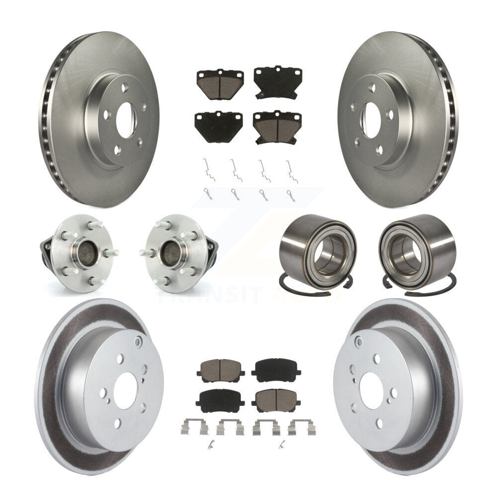 [Avant + Arrière] Kit de Roulement de roue pour Toyota Corolla Matrix Pontiac Vibe KBB-117955