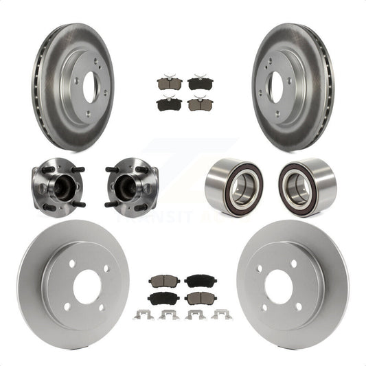 [Avant + Arrière] Kit de Roulement de roue pour 2014-2018 Ford Fiesta S Titanium SE KBB-117969 par Transit Auto