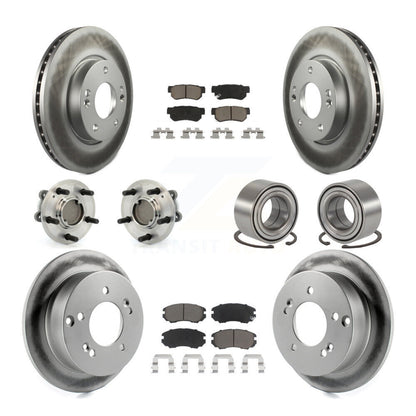 [Avant + Arrière] Kit de Roulement de roue pour Hyundai Sonata Kia Optima Magentis KBB-117976