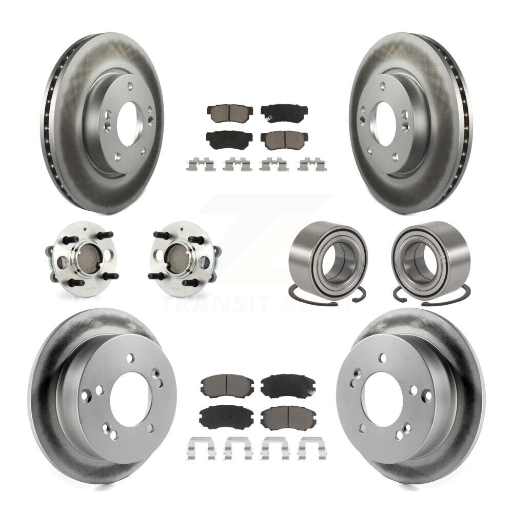 [Avant + Arrière] Kit de Roulement de roue pour 2005 Hyundai Sonata 4-Wheel ABS From 03 01 05 KBB-117983