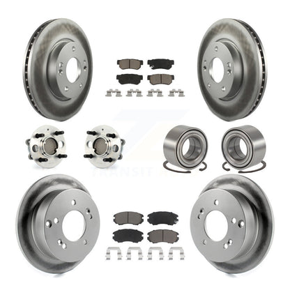 [Avant + Arrière] Kit de Roulement de roue pour 2005 Hyundai Sonata 4-Wheel ABS From 03 01 05 KBB-117983