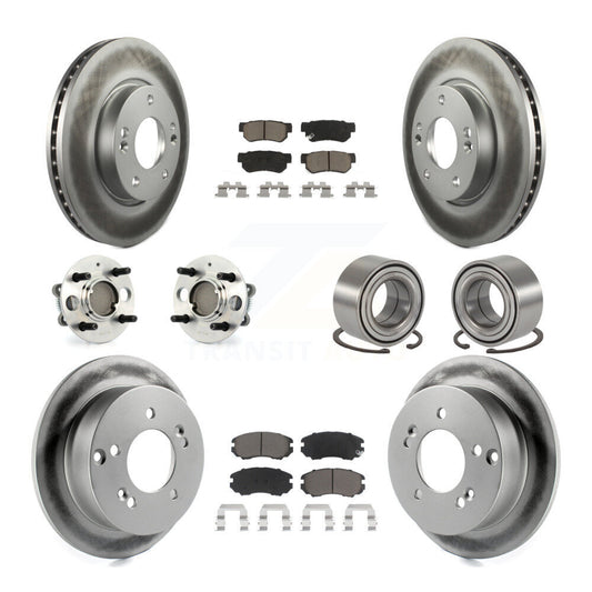 [Avant + Arrière] Kit de Roulement de roue pour 2005 Hyundai Sonata 4-Wheel ABS From 03 01 05 KBB-117983