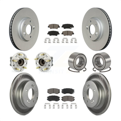 [Avant + Arrière] Kit de Roulement de roue pour 2010 Hyundai Sonata 3.3L KBB-117988 par Transit Auto