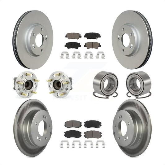 [Avant + Arrière] Kit de Roulement de roue pour 2010 Hyundai Sonata 3.3L KBB-117988 par Transit Auto