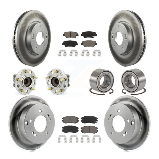 [Avant + Arrière] Kit de Roulement de roue pour 2010 Hyundai Sonata 2.4L KBB-117989 par Transit Auto