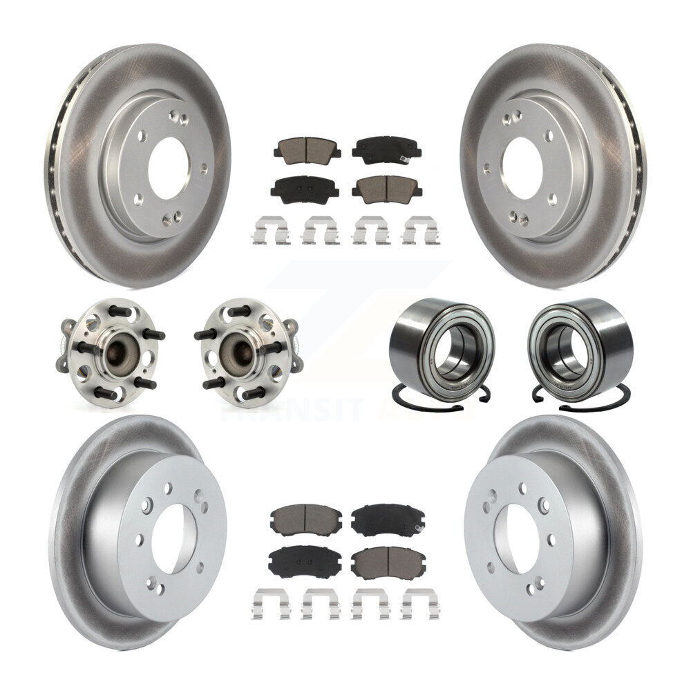 [Avant + Arrière] Kit de Roulement de roue pour 2010 Hyundai Elantra Sedan avec 4-Wheel ABS From 03 23 10 KBB-117990
