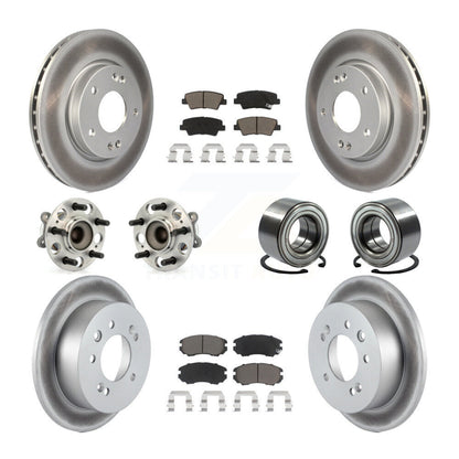 [Avant + Arrière] Kit de Roulement de roue pour 2010 Hyundai Elantra Sedan avec 4-Wheel ABS From 03 23 10 KBB-117990