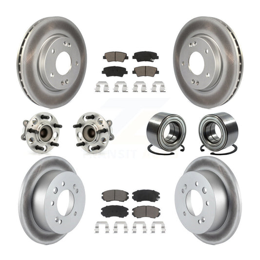 [Avant + Arrière] Kit de Roulement de roue pour 2010 Hyundai Elantra Sedan avec 4-Wheel ABS From 03 23 10 KBB-117990