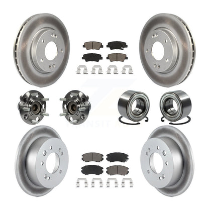 [Avant + Arrière] Kit de Roulement de roue pour 2010 Hyundai Elantra Sedan avec Non-ABS From 03 23 10 KBB-117991