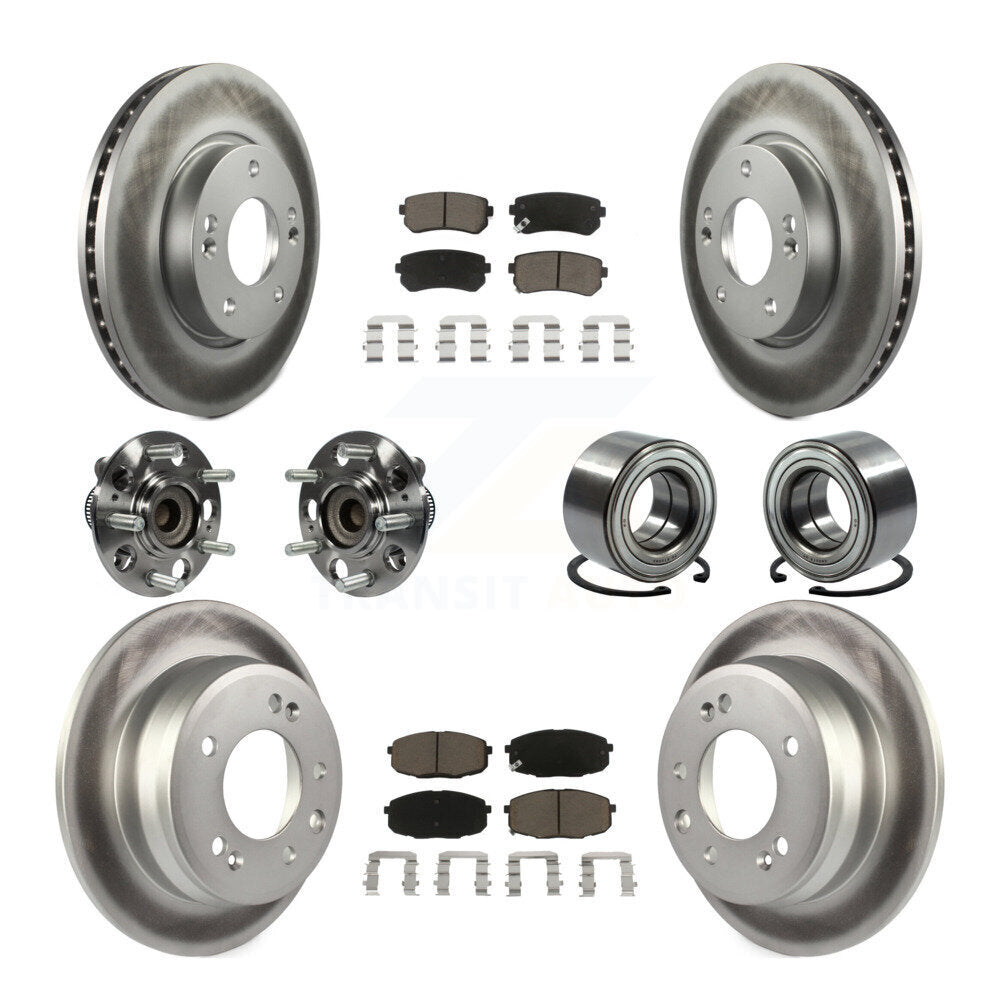 [Avant + Arrière] Kit de Roulement de roue pour 2010 Hyundai Elantra Hatchback avec Non-ABS KBB-117992