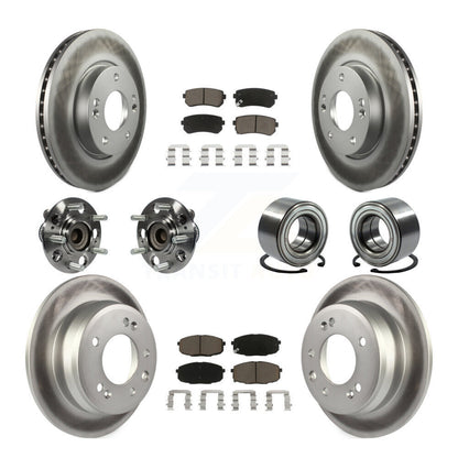 [Avant + Arrière] Kit de Roulement de roue pour 2010 Hyundai Elantra Hatchback avec Non-ABS KBB-117992