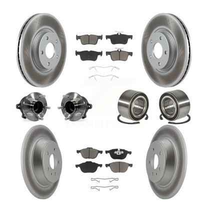 [Avant + Arrière] Kit de Roulement de roue pour 2017-2019 Ford Escape FWD avec 2.5L 1.5L sans Parking Assist KBB-117997