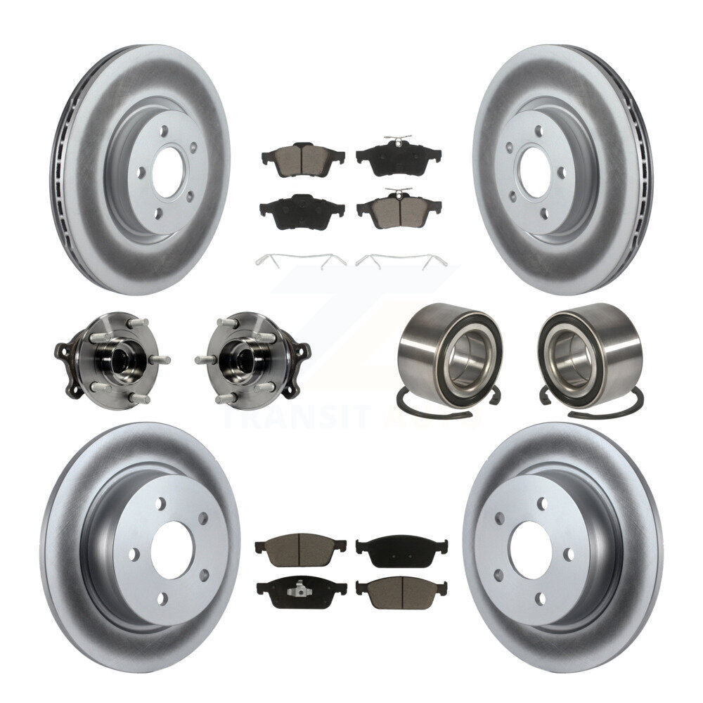 [Avant + Arrière] Kit de Roulement de roue pour 2013-2016 Ford Escape AWD avec 2.0L 1.6L KBB-117998