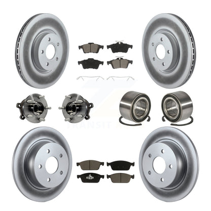 [Avant + Arrière] Kit de Roulement de roue pour 2013-2016 Ford Escape AWD avec 2.0L 1.6L KBB-117998