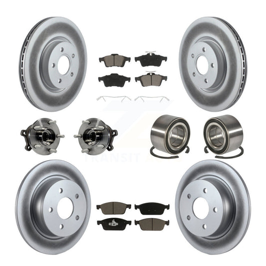 [Avant + Arrière] Kit de Roulement de roue pour 2013-2016 Ford Escape AWD avec 2.0L 1.6L KBB-117998