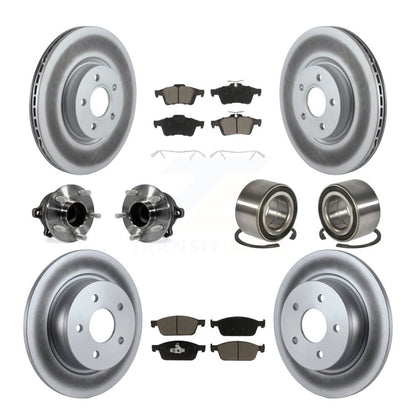[Avant + Arrière] Kit de Roulement de roue pour 2013-2016 Ford Escape FWD avec 2.0L sans Parking Assist KBB-117999