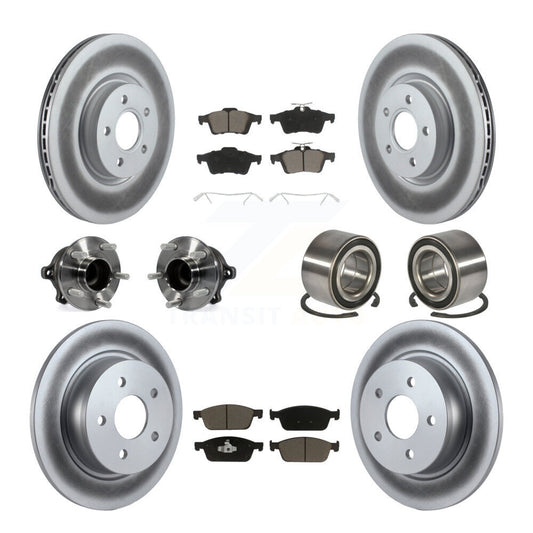[Avant + Arrière] Kit de Roulement de roue pour 2013-2016 Ford Escape FWD avec 2.0L sans Parking Assist KBB-117999