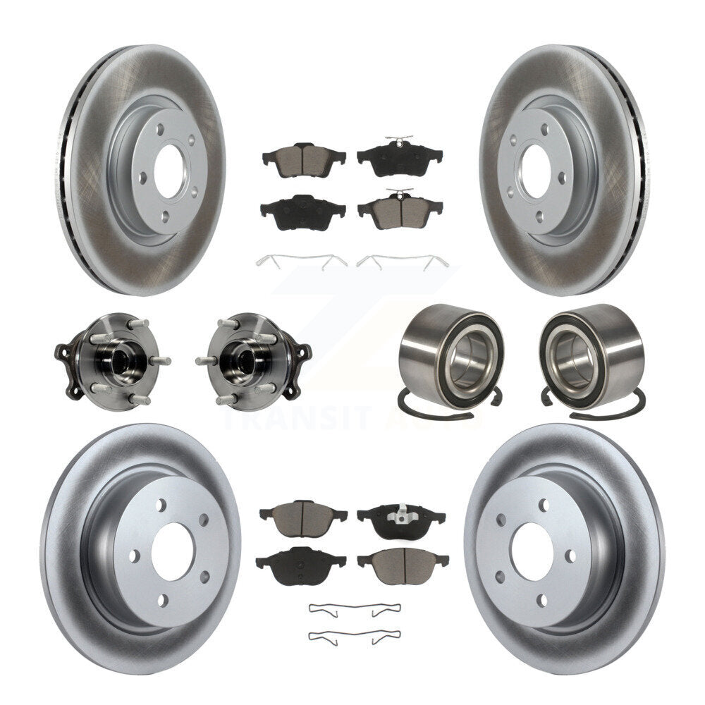 [Avant + Arrière] Kit de Roulement de roue pour 2015-2016 Ford Escape AWD avec 2.5L KBB-118001