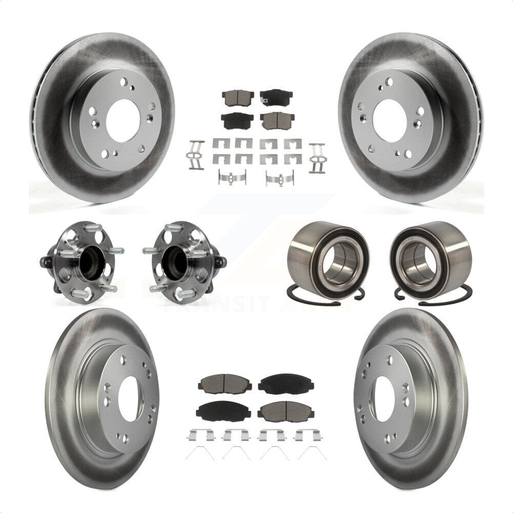 [Avant + Arrière] Kit de Roulement de roue pour 2013-2014 Honda Civic LX avec Manual transmission KBB-118007 par Transit Auto