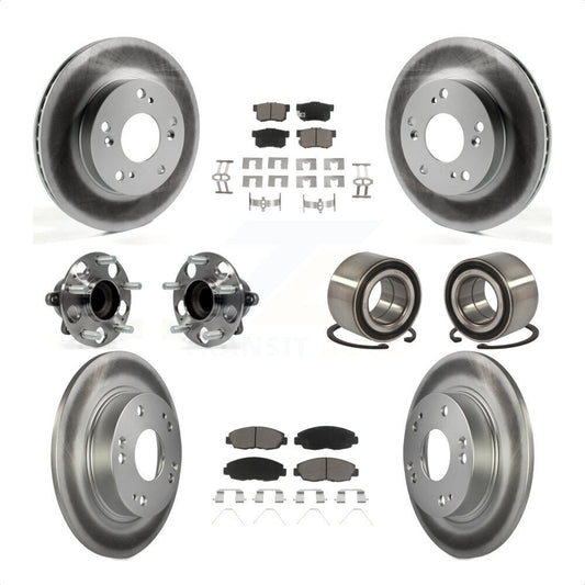 [Avant + Arrière] Kit de Roulement de roue pour 2013-2014 Honda Civic LX avec Manual transmission KBB-118007 par Transit Auto
