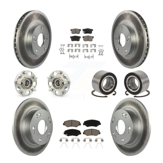 [Avant + Arrière] Kit de Roulement de roue pour Honda Accord Excluding Vehicles Built Canadian Market KBB-118009