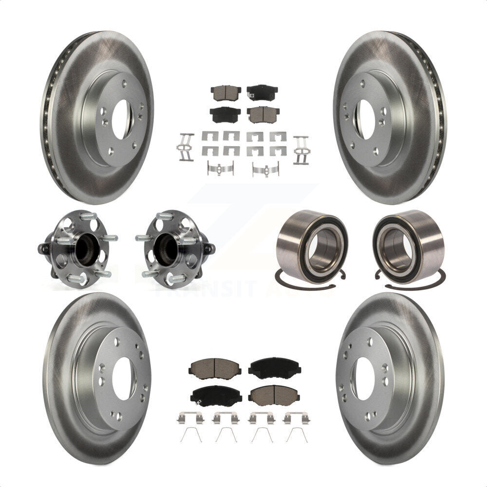 [Avant + Arrière] Kit de Roulement de roue pour 2015 Acura ILX 2.0L KBB-118012 par Transit Auto