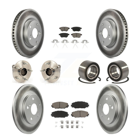 [Avant + Arrière] Kit de Roulement de roue pour 2009-2013 Toyota Matrix S avec FWD 2.4L KBB-118034