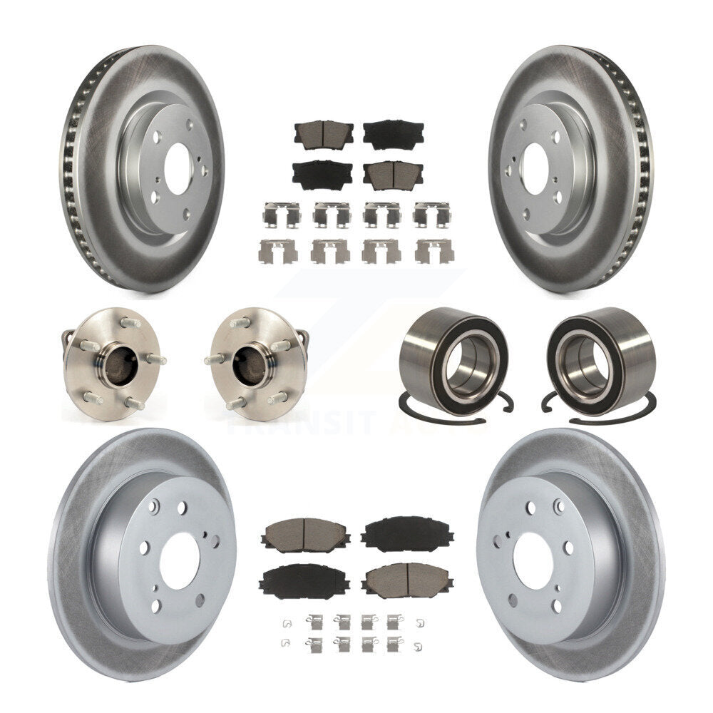 [Avant + Arrière] Kit de Roulement de roue pour 2009 Pontiac Vibe GT avec FWD 2.4L avec Sport Suspension KBB-118035
