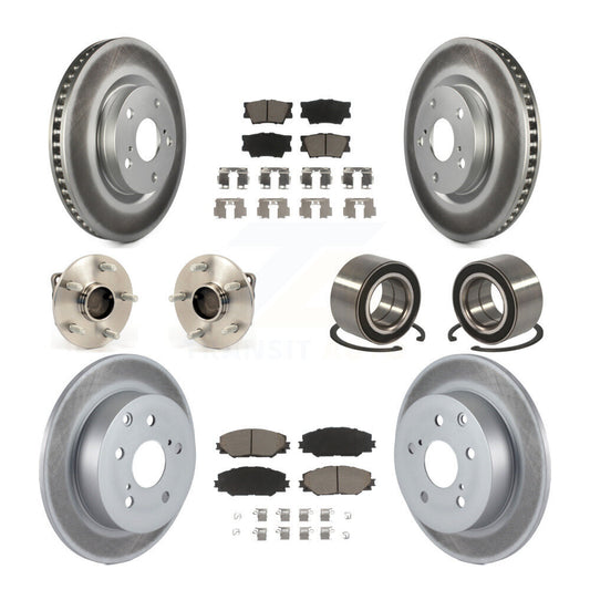 [Avant + Arrière] Kit de Roulement de roue pour 2009 Pontiac Vibe GT avec FWD 2.4L avec Sport Suspension KBB-118035