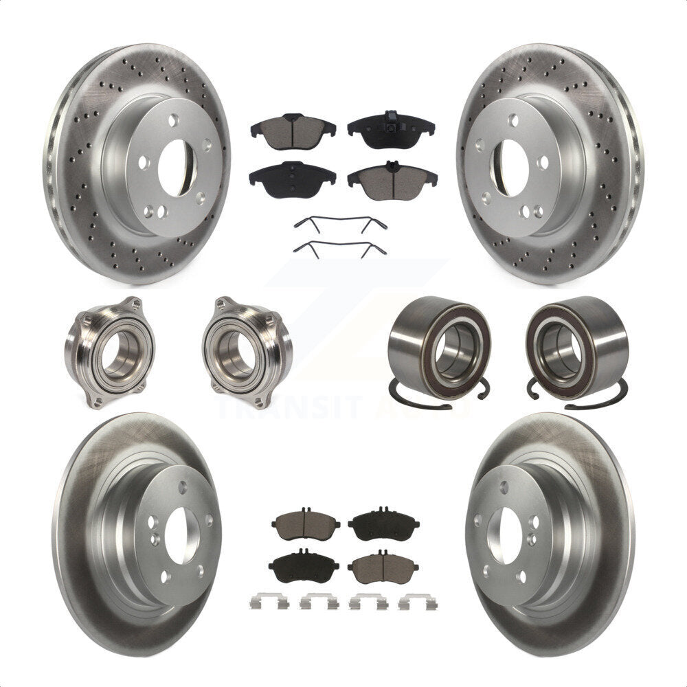 [Avant + Arrière] Kit de Roulement de roue pour Mercedes-Benz C300 KBB-118047 par Transit Auto
