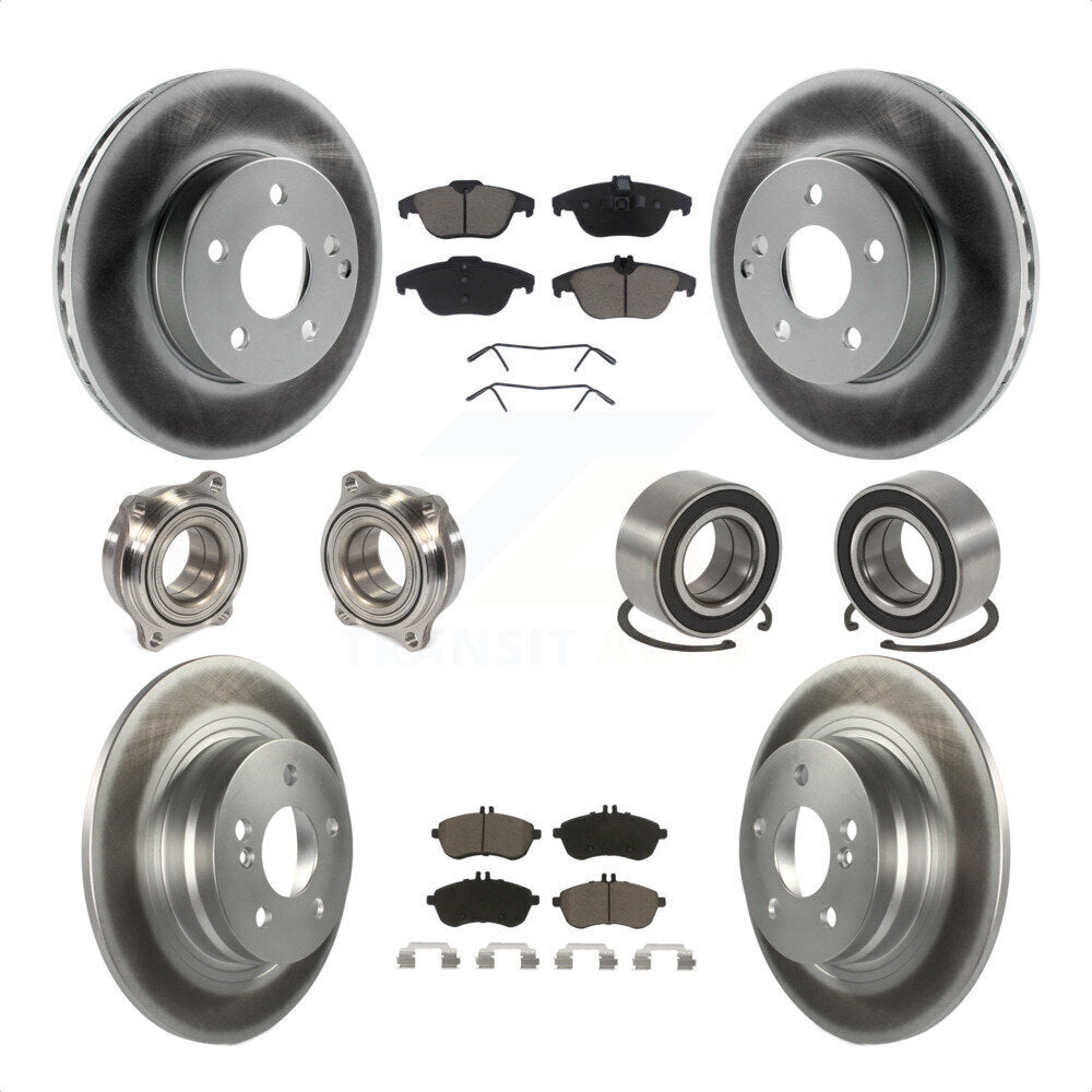 [Avant + Arrière] Kit de Roulement de roue pour 2010 Mercedes-Benz C300 C250 AWD KBB-118050 par Transit Auto