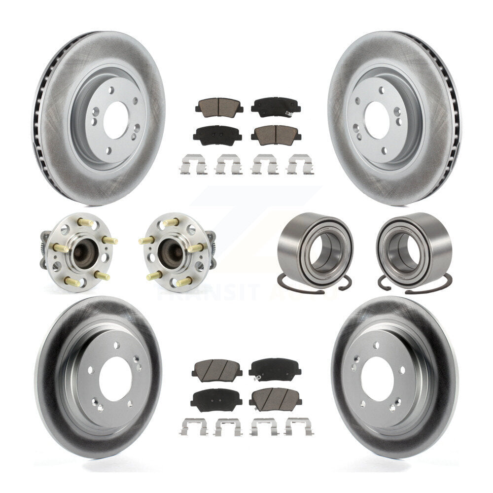[Avant + Arrière] Kit de Roulement de roue pour 2016-2017 Hyundai Azera Limited KBB-118052