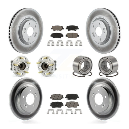[Avant + Arrière] Kit de Roulement de roue pour 2016-2017 Hyundai Azera Limited KBB-118052