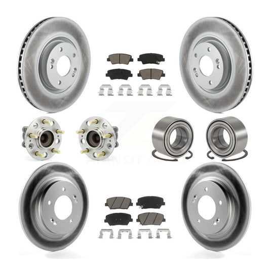 [Avant + Arrière] Kit de Roulement de roue pour 2016-2017 Hyundai Azera Limited KBB-118052