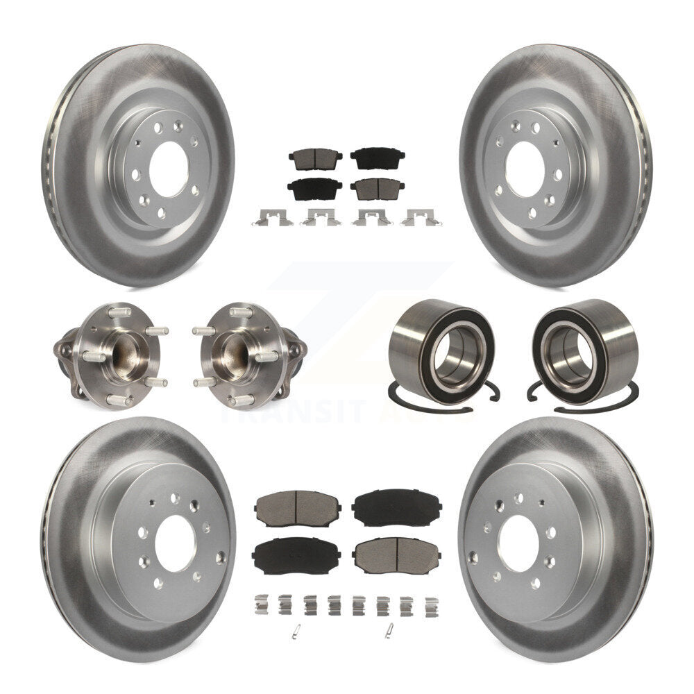 [Avant + Arrière] Kit de Roulement de roue pour 2007-2015 Mazda CX-9 FWD KBB-118054