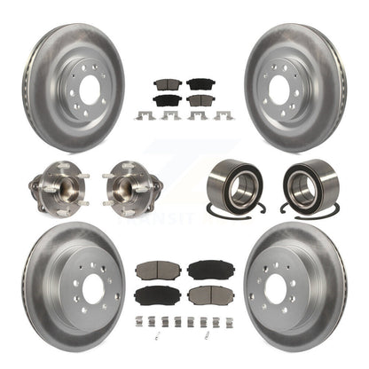 [Avant + Arrière] Kit de Roulement de roue pour 2007-2015 Mazda CX-9 FWD KBB-118054