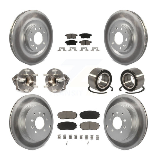 [Avant + Arrière] Kit de Roulement de roue pour 2007-2015 Mazda CX-9 FWD KBB-118054