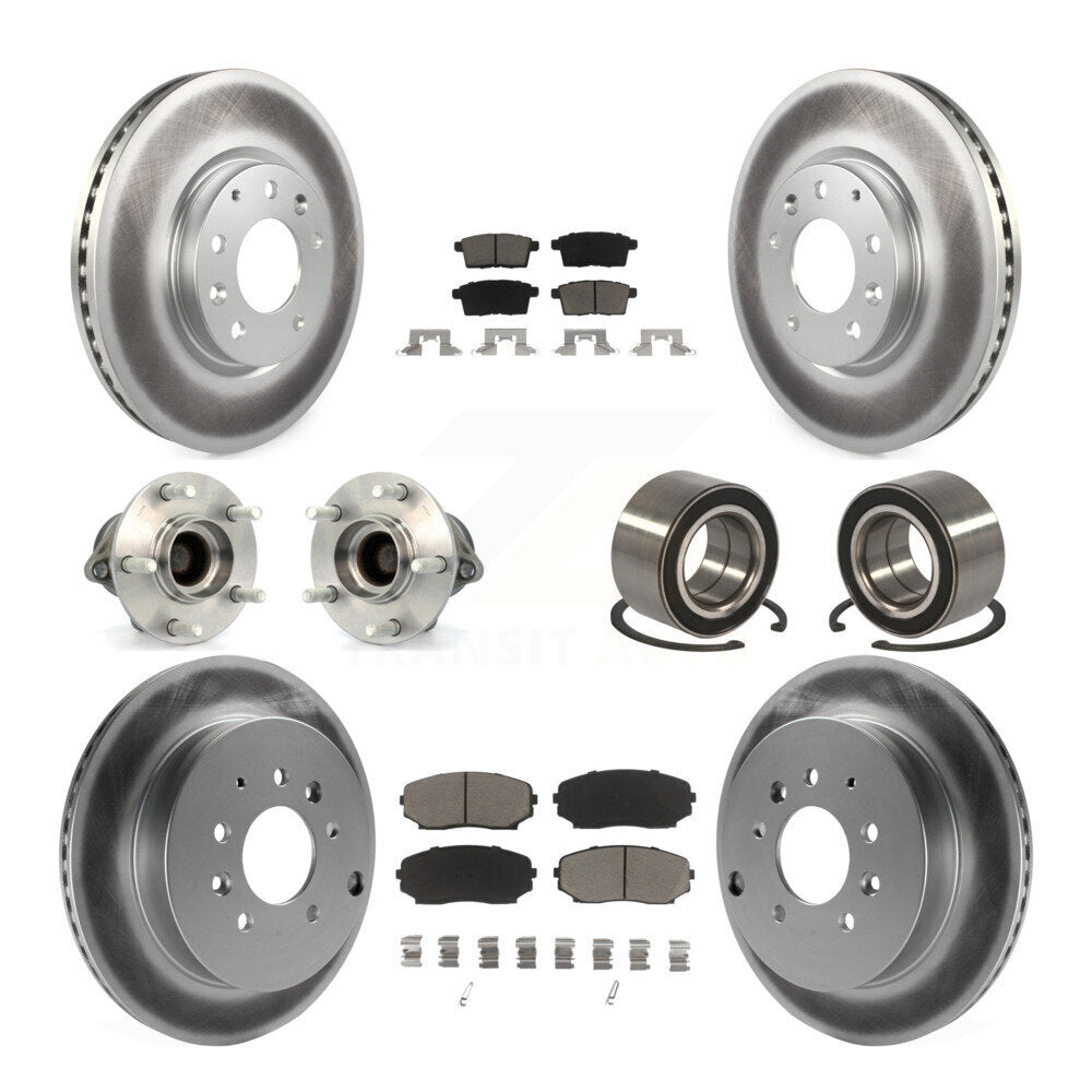 [Avant + Arrière] Kit de Roulement de roue pour 2007-2012 Mazda CX-7 FWD KBB-118062