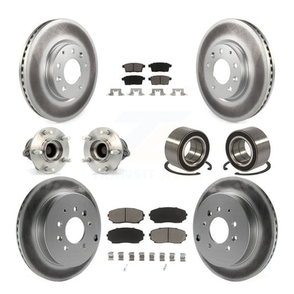 [Avant + Arrière] Kit de Roulement de roue pour 2007-2012 Mazda CX-7 FWD KBB-118062