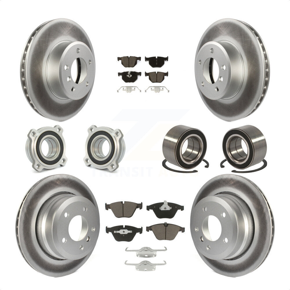 [Avant + Arrière] Kit de Roulement de roue pour BMW 535xi 535i xDrive 525xi KBB-118074 par Transit Auto