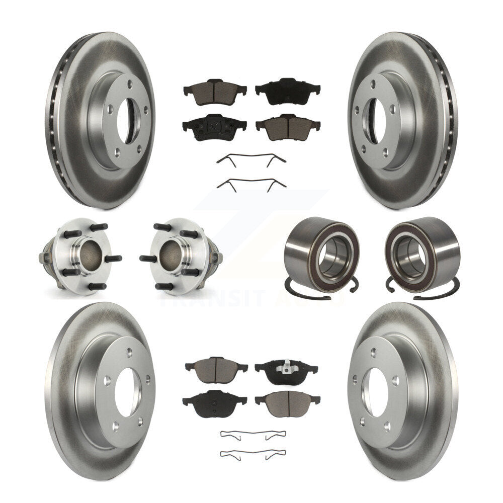 [Avant + Arrière] Kit de Roulement de roue pour 2005 Mazda 3 2.0L avec 4-Wheel ABS From 01 05 KBB-118081
